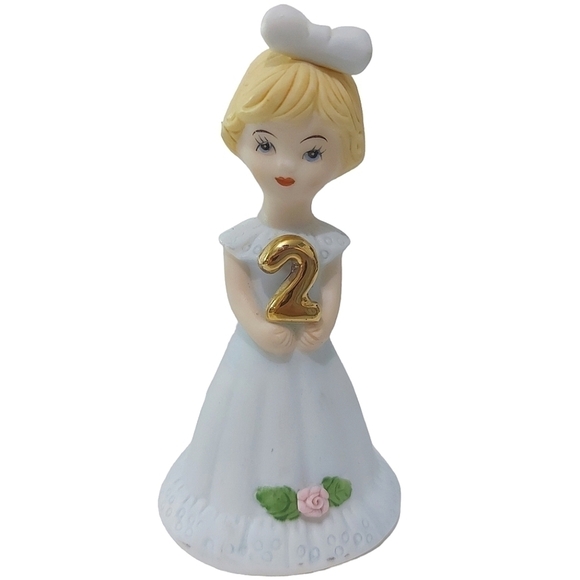 𝅺Vintage Enesco Growing Up Birthday Girl 2 - Picture 2 of 5